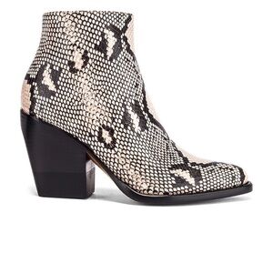 CHLOE RYLEE BOOTIES PYTHON